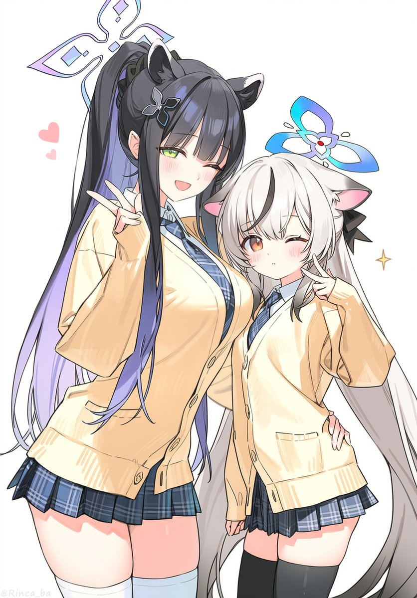 Rinca_ba's tweet photo. 春原シュン＆春原ココナ
#ブルアカ #BlueArchive　　　　　　　　　　　　　　　　　　　　　　　　　　　　　　　　　　　　　　　　　　　　　　　　　　　　　　　　　　　　　　　　　　　　　　　　　　　　　　　　　　　　　　　　　　　　　　　　　　　　　　　　　　　　　　　　　　　　　　　　　　　　SFW illustration