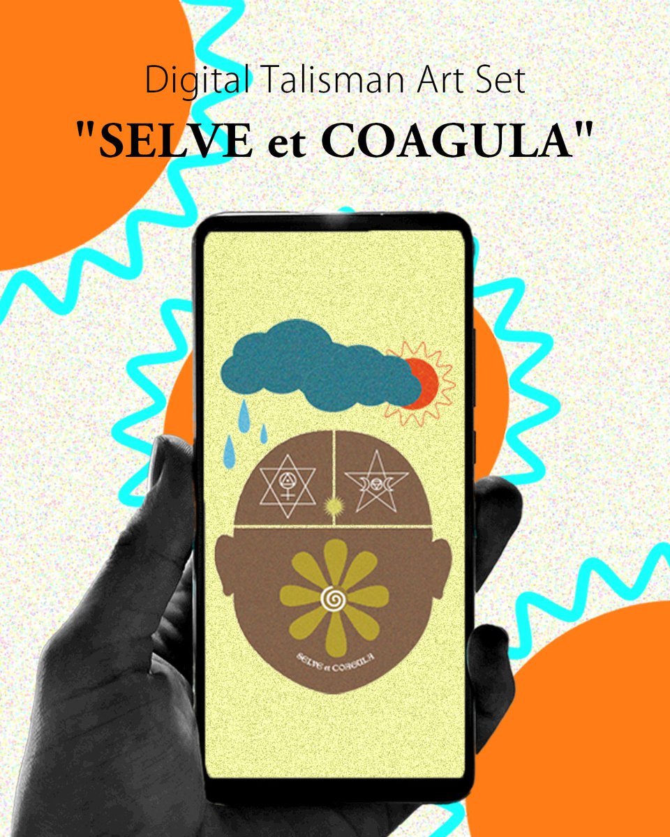 c000003's tweet photo. Digital Talisman "SELVE et COAGULA"

A Brain Magic OS to anchor "Love yourself first" into reality. Tune your vibration to the Zero Point.

📱Wallpaper (JPG) &amp; 🕯️Altar Art (PDF) 

👇https://t.co/9h1Av9vFnT

#chai_chai #Whimsigoth https://t.co/zsQ4ImpPGg