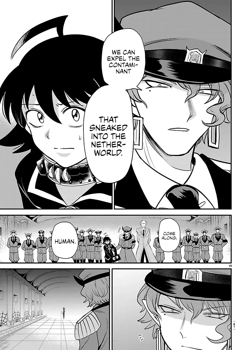 Ameri_DS's tweet photo. Iruma finally told them he is human even at the cost of himself 😭😭

The shock on their faces Azz and Clara are stunned.

Now with admitting it the patrol are ready to get Iruma out of the demon world.

Opera is here and looks FURIOUS!!

#入間くん #Irumakun https://t.co/zdTfVu4Dyb