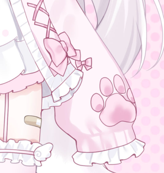 ghwostpaws's tweet photo. cute pink frills 🩷🎀 https://t.co/kd7lWMJ0Ot