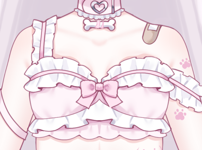 ghwostpaws's tweet photo. cute pink frills 🩷🎀 https://t.co/kd7lWMJ0Ot