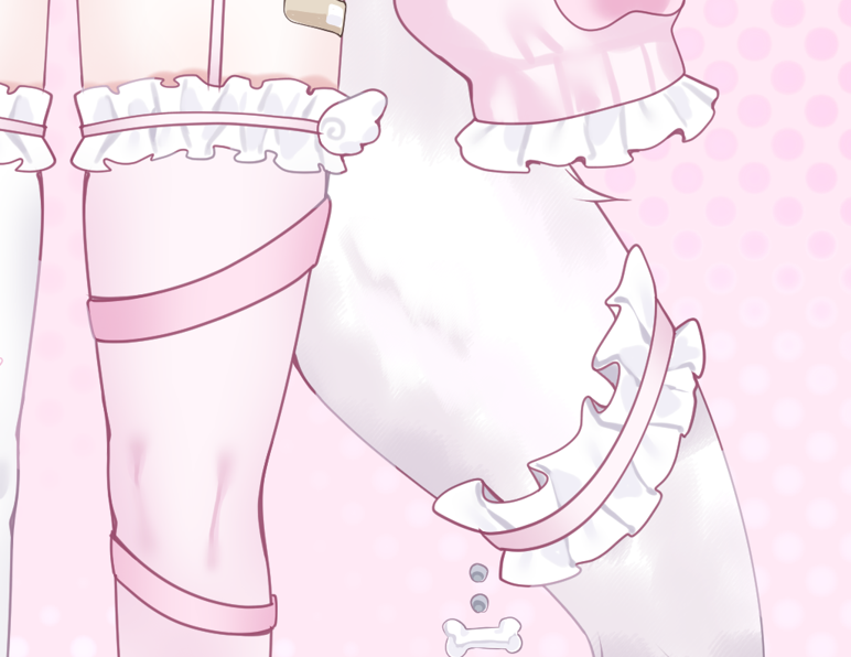 ghwostpaws's tweet photo. cute pink frills 🩷🎀 https://t.co/kd7lWMJ0Ot