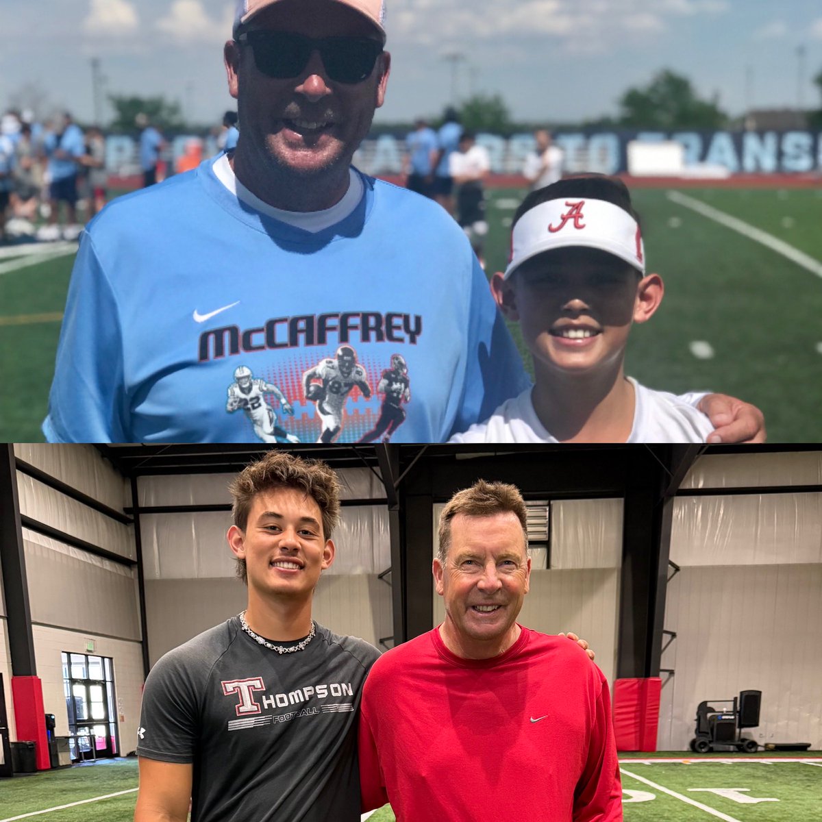 FairchildQB's tweet photo. Had a chance to reconnect and work with Trent Seaborn - QB Thompson HS AL. I first met Trent, his dad Jason and their family when they lived in CO. Trent has gone on to win multiple AL state titles and has committed to play at the University of Alabama. ⁦@FairchildQB⁩ https://t.co/CpZHcxHSN6