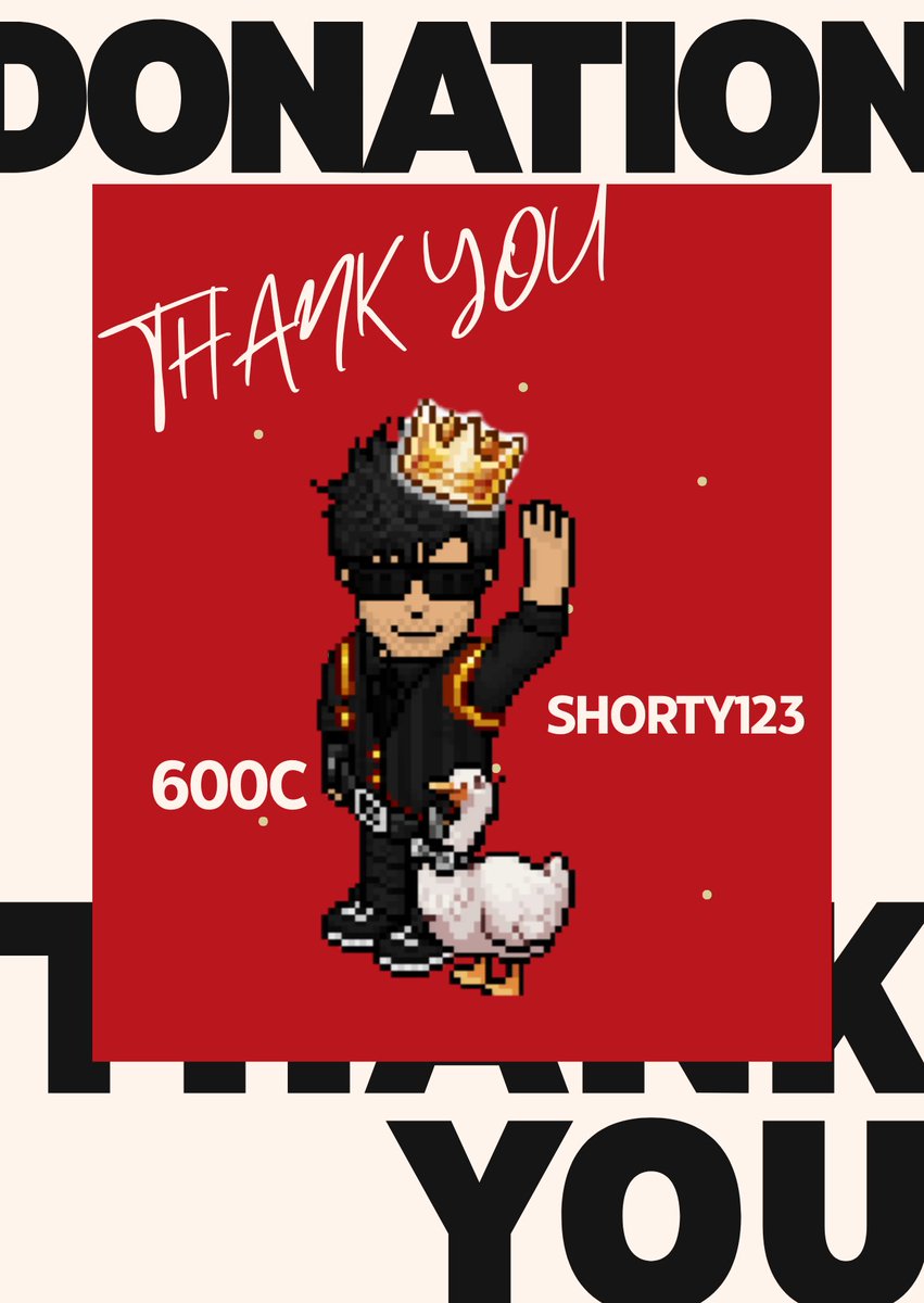 HabboCDA's tweet photo. Shorty123 dropped not one but two surprises returning as CDA rep but also a big Donation of 600c.🪙 For this donation from all of us here at CDA we thank you. 🤗

🎨 Melonn https://t.co/qHEVywkFMJ