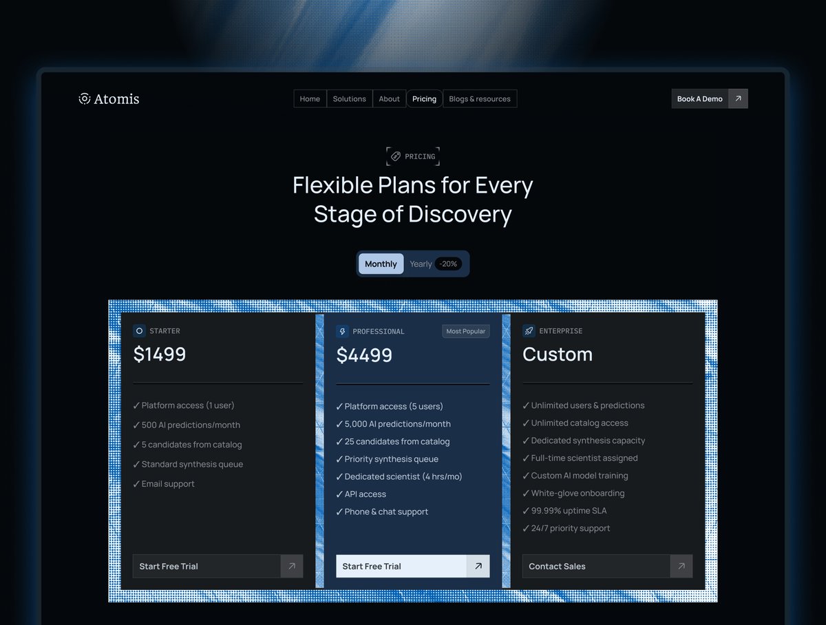 Komallllr's tweet photo. Fresh shots from recently launched @framer template 'Atomis' https://t.co/e2rW82dr16