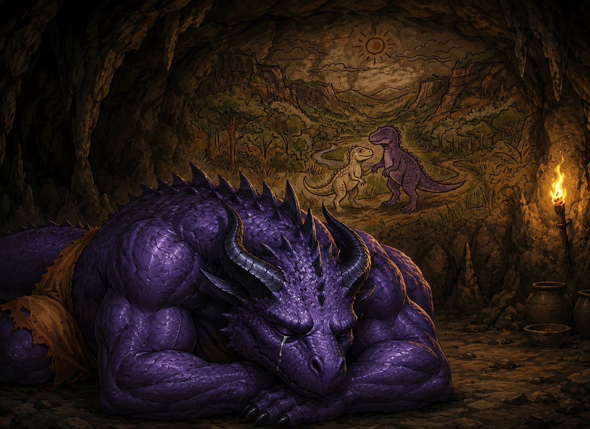 AndrewRhoads01's tweet photo. #Gar sleep and dreaming of his past

#AIart #AIfurry #furryart #Furry #sfw #AIartcommunity #aiartdaily https://t.co/ElUw2vBR2f