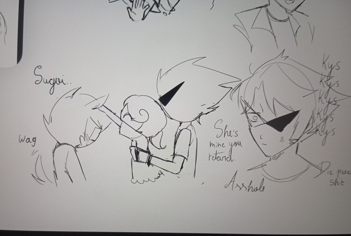 dirkluv3r's tweet photo. Unfortunately i drew this on my ipad so i had to take pictures. sorry for the bad quality https://t.co/AlbpgTHqal