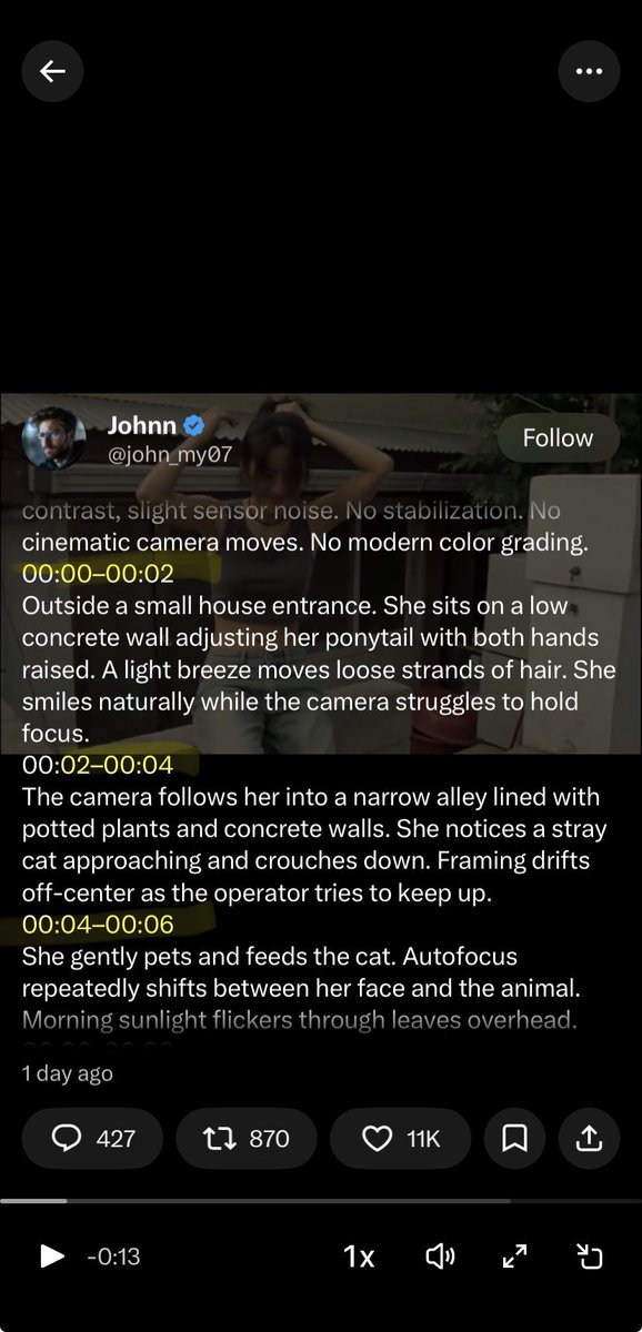 sagefllm's tweet photo. @Cr4zyTgirl @formedbyfoam If you look at the quote tweet, the person who made the video using AI did that on purpose https://t.co/6wGe10Z7ch