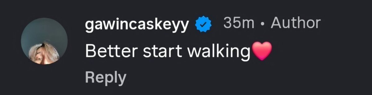 SaturdaysM0on's tweet photo. ทุกครั้งที่เห็นกวินใช้ อิโมจิ ♥️ ก็จะคิดถึงคอมเม้น better start walking ❤️ ในไอจีทุกที 

คือยังไงนี่ก็คิดว่ากวินไม่ได้คอมเม้นเอง 55555555 https://t.co/Pgb4CsWoee
