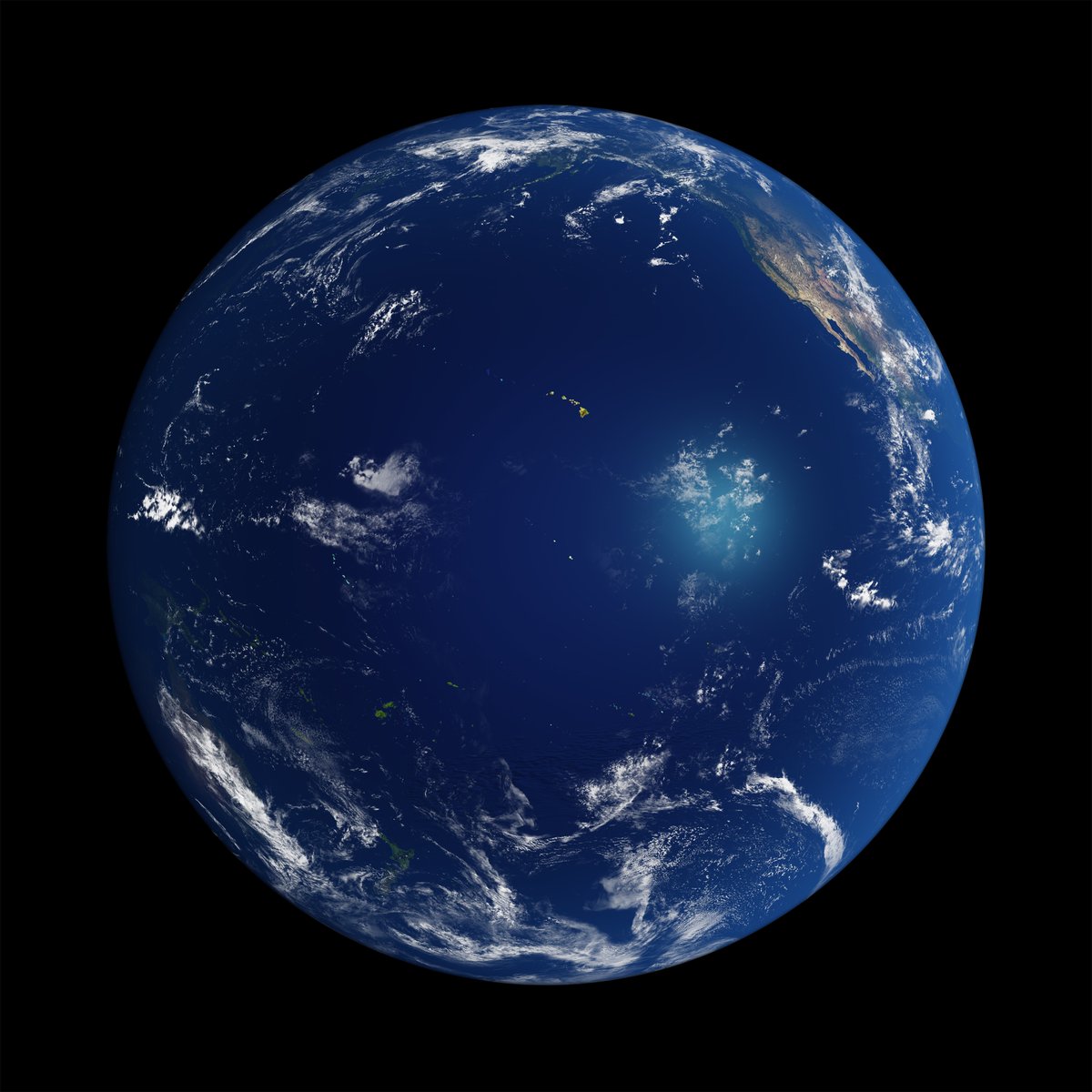 WorldAndScience's tweet photo. A side of our planet that goes unnoticed by many: the endless expanse of the Pacific Ocean. https://t.co/UdNnfZZy3X