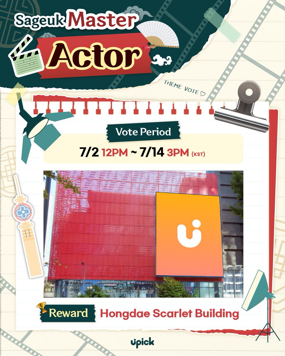 UPICK_twt's tweet photo. Actor Theme Vote O/P/E/N
<Sageuk Master Actor📺>

#BYEONWOOSEOK
#PARKJIHOON
#ROWOON
#HEONAMJUN
#YOONA
#PARKBOGUM
#AHNHYOSEOP
#LEEJUNHO
#MOONSANGMIN
#DO
#CHAEUNWOO
#PARKEUNBIN
#KIMSEJEONG
#KIMHYEYOON
.
.
🗓️~ 7/14 3PM KST
🏆Hongdae Scarlet Building
🔗https://t.co/yijtDW8EGt https://t.co/yMkdQP6YHA