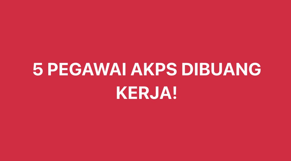 GengKNegara's tweet photo. Seramai 5 pegawai Agensi Kawalan dan Perlindungan Sempadan Malaysia (AKPS) telah ditamatkan perkhidmatan walaupun AKPS baru beroperasi kurang daripada setahun.

Selain itu, seramai 15 anggota sedang berdepan prosedur tatatertib, manakala 50 lagi masih dalam siasatan aktif. https://t.co/vh7G7Dqf93