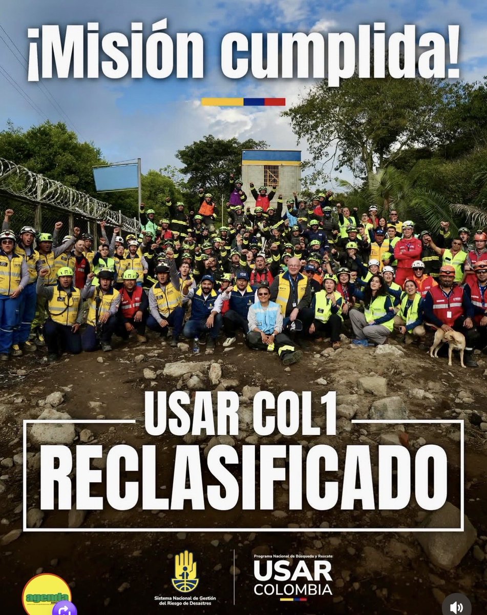 floridabomberos's tweet photo. 🇨🇴🔥 ¡ORGULLO QUE SALVA VIDAS! 🔥🇨🇴
Las Naciones Unidas anunciaron la reclasificación internacional del #USARCOL1, el equipo de búsqueda y rescate urbano de Colombia, reafirmando su capacidad bajo los más altos estándares internacionales. 🌎🚨
https://t.co/P7iJnFCiZC https://t.co/JFqCtZZp0a