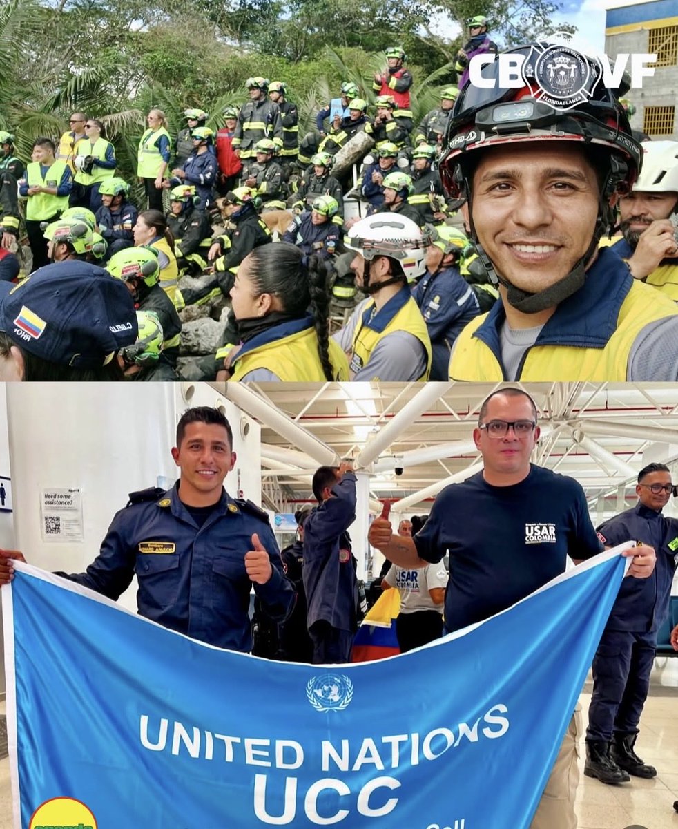 floridabomberos's tweet photo. 🇨🇴🔥 ¡ORGULLO QUE SALVA VIDAS! 🔥🇨🇴
Las Naciones Unidas anunciaron la reclasificación internacional del #USARCOL1, el equipo de búsqueda y rescate urbano de Colombia, reafirmando su capacidad bajo los más altos estándares internacionales. 🌎🚨
https://t.co/P7iJnFCiZC https://t.co/JFqCtZZp0a