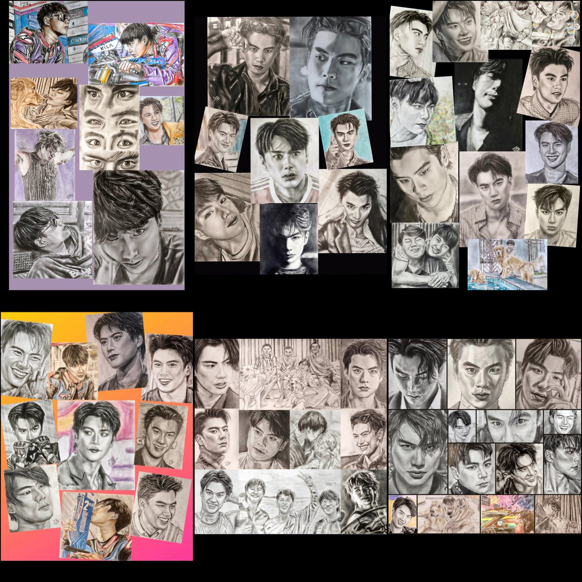 pinkymary495608's tweet photo. My drawings for you from the past six months 🥰
Why do I draw you? Because it makes me happy and I love you. Thank you Ohm for existing in this world 🧡🧡🧡

@ohmpawatt
#ohmpawat
#ohmpawatfanart
#โอมภวัต https://t.co/wxfTS7fSSs