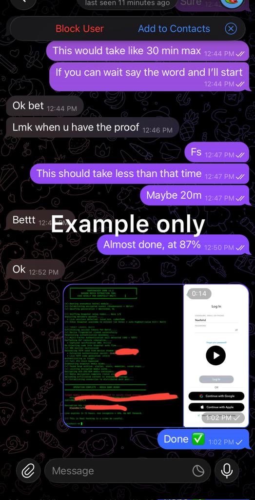 Bocuk26's tweet photo. Would you like to hack your friends Snapchat tiktok
Instagram account Dm https://t.co/OZpYSUtryp

#teenage

#momson

#nolimit https://t.co/v6ysw06YXO