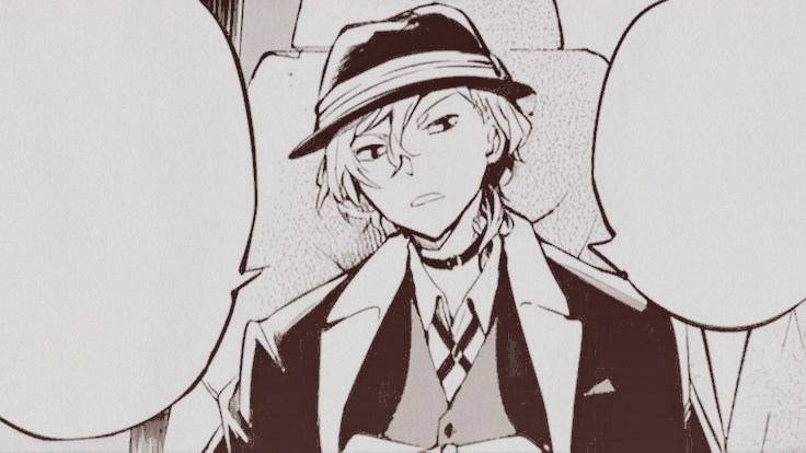 anhilatn's tweet photo. ⠀
“ i see you’ve come crawlin’ back to yokohama. ”

⠀the executive recognises the former mafioso、arms crossing as oceanic irises regards the other.

“ returning for a vacation .ᐣ or to stir the pot .ᐣ ” https://t.co/Udd39QqMp1
