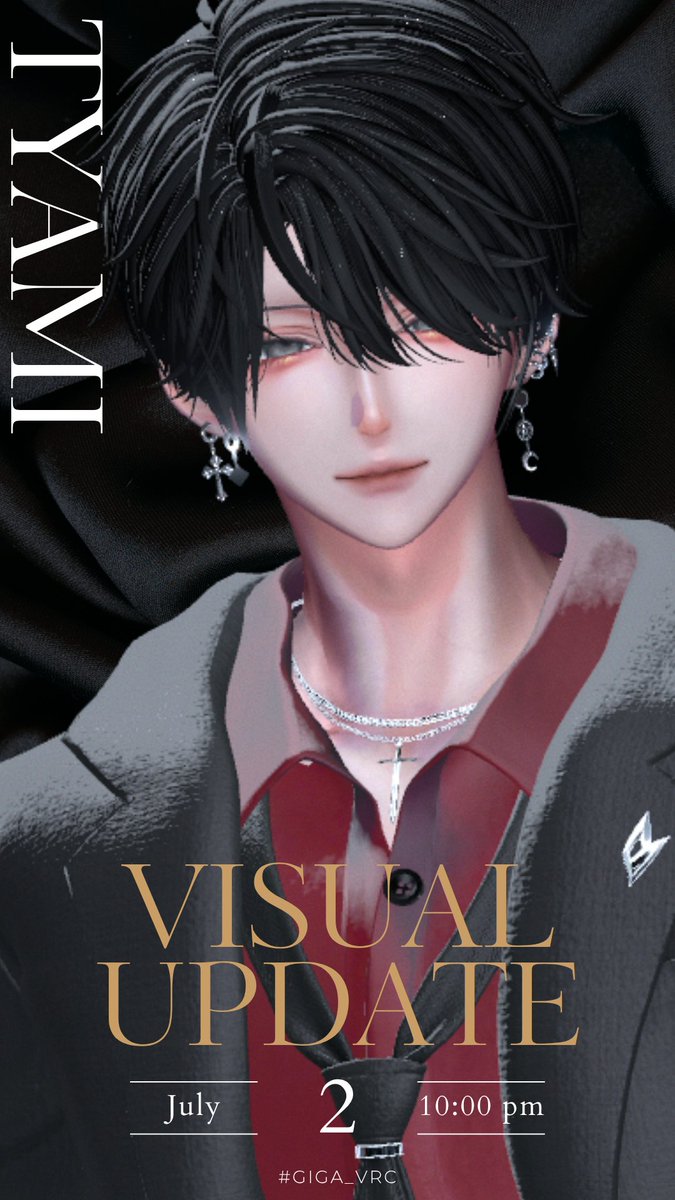 ClubGiga_vrc's tweet photo. ✦ お知らせ ✦

今回の営業より、「よもな」「ちゃみ」が新たな装いで皆様をお迎えいたします。

ぜひ新しいビジュアルにもご注目ください。

#Giga_VRC https://t.co/baPSMafNEX