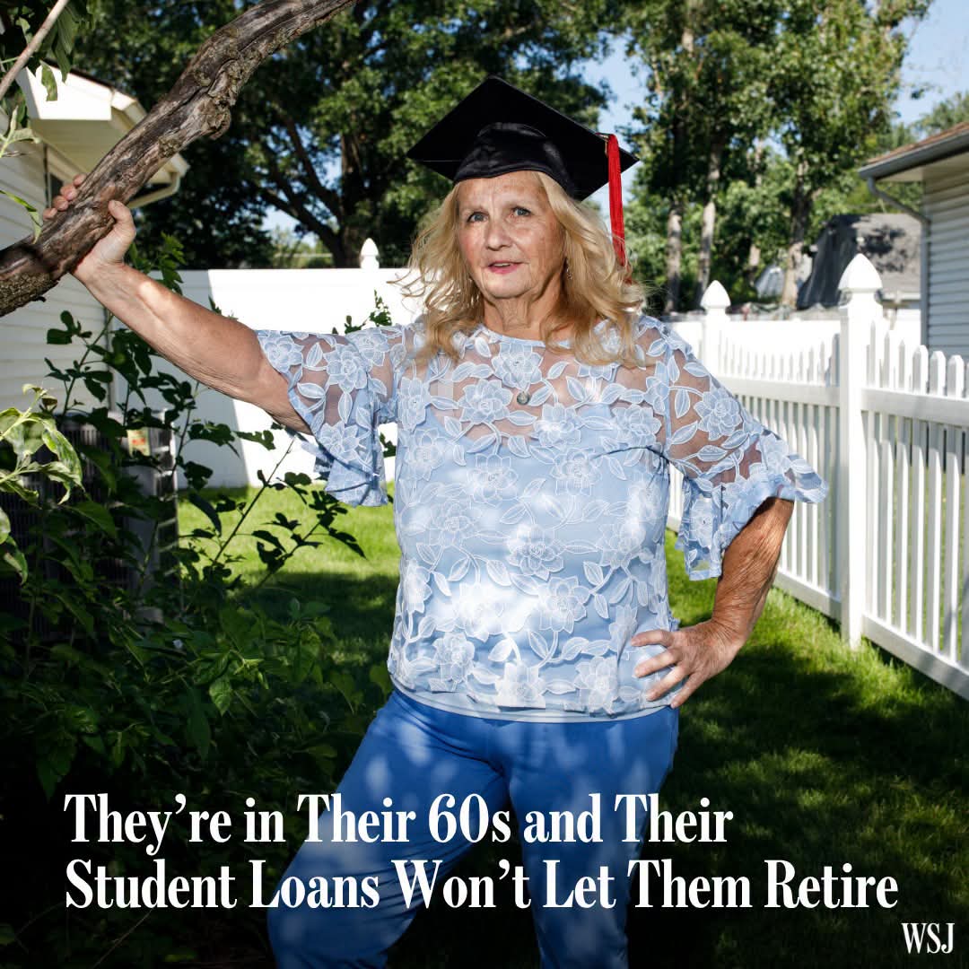 Fly_Sistah's tweet photo. But who did they vote for? Over 3 million people 62 &amp; older owe federal student loans, up from 1.8 million in 2018. Delinquency rates have skyrocketed, in some cases because they're on fixed incomes or have medical expenses.
Social Security, tax refunds &amp; wages can be garnished. https://t.co/3rG3GVThp9