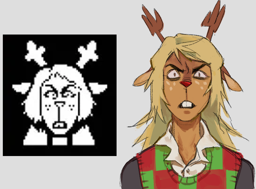 qkrmwn's tweet photo. she mad as hell #deltarune #deltarunespoilers https://t.co/cI29lwBidp