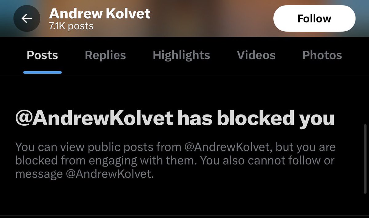 ArtifexMemor's tweet photo. Hahahahaha the straw that broke the grifters back 

What’s wrong @AndrewKolvet? Can’t handle the pressure? 🧐 

Bro is actually mad I’m using his own words against him https://t.co/yO1CwOnUwU