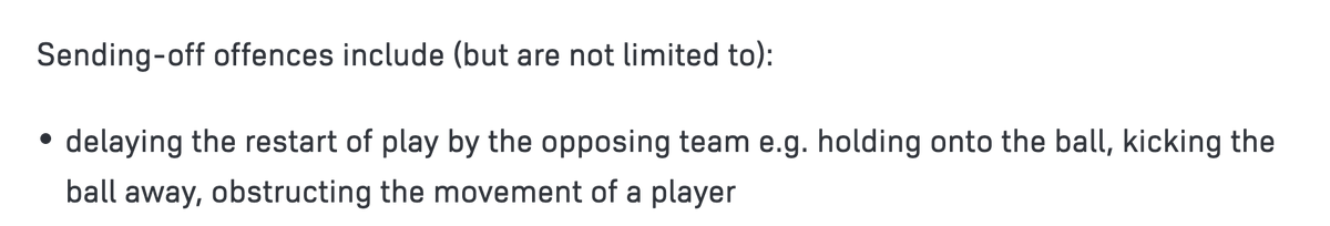RealSpartinus's tweet photo. @YahooSports Agreed. The refereeing needs to be reexamined under scrutiny.

What about the fact that Law 12 states that Bosnia's coach should have received a red card for holding onto the ball and throwing a hissy fit when the US had a throw in. https://t.co/eDJvbT8WQf
It's as clear as can be https://t.co/uaOfoJyRN3