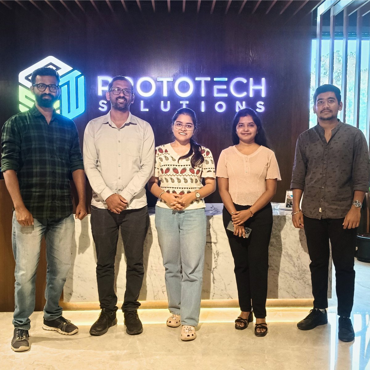 ProtoTechSoln's tweet photo. At @ProtoTechSoln, innovation begins with people. We are delighted to welcome our newest team members to the ProtoTech family as we continue expanding our expertise in CAD design, drafting, and BIM technologies. #WelcomeAboard #TeamProtoTech #GrowingTogether https://t.co/LBCCNEgQ0U