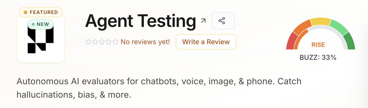 dira_network's tweet photo. New on Dira Network: @testmuai  Agent Testing.

AI agents are moving into support, sales, voice calls, and business workflows  but production agents need more than a demo that “usually works.”

TestMu AI helps teams test agents with autonomous evaluators that check real conversations for hallucinations, bias, toxicity, compliance risks, and behavior gaps.

Useful for:
• testing chatbots and voice agents before launch
• validating agent responses against requirements
• finding unsafe or low-quality outputs
• checking multilingual and real-world scenarios
• improving confidence before agents reach customers

As agents become part of real products, testing the agent becomes just as important as building it.

Explore TestMu AI Agent Testing on Dira Network.
https://t.co/VMtB2RNmNH