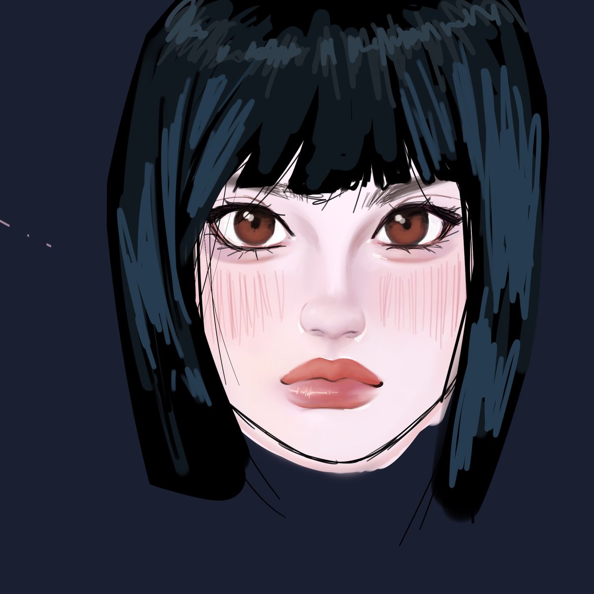 ValieCier's tweet photo. Sketch vs Finished https://t.co/QVpCMILmud