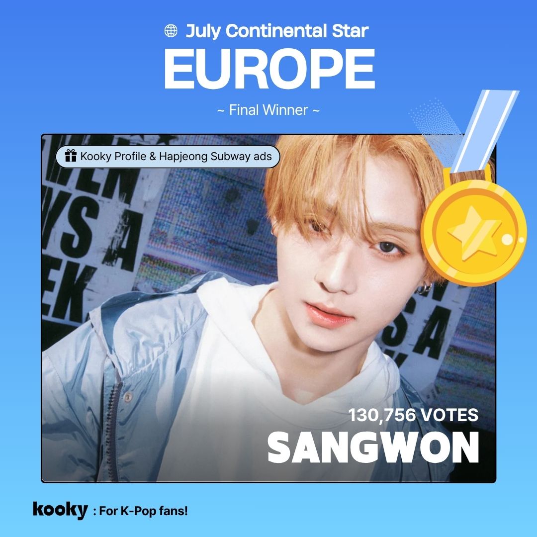 kooky__official's tweet photo. [🥇Winner]
✨ Monthly Continental Star | #EuropeStar_July

🌐#ALD1 #SANGWON #알파드라이브원 #상원

🎁 #KookyAds Hapjeong Subway ads
🎁 Kooky Profile
📅 July 11th - July 25th, 2026 (15 Days)

#KookyVote #KookyProfile #Kpop