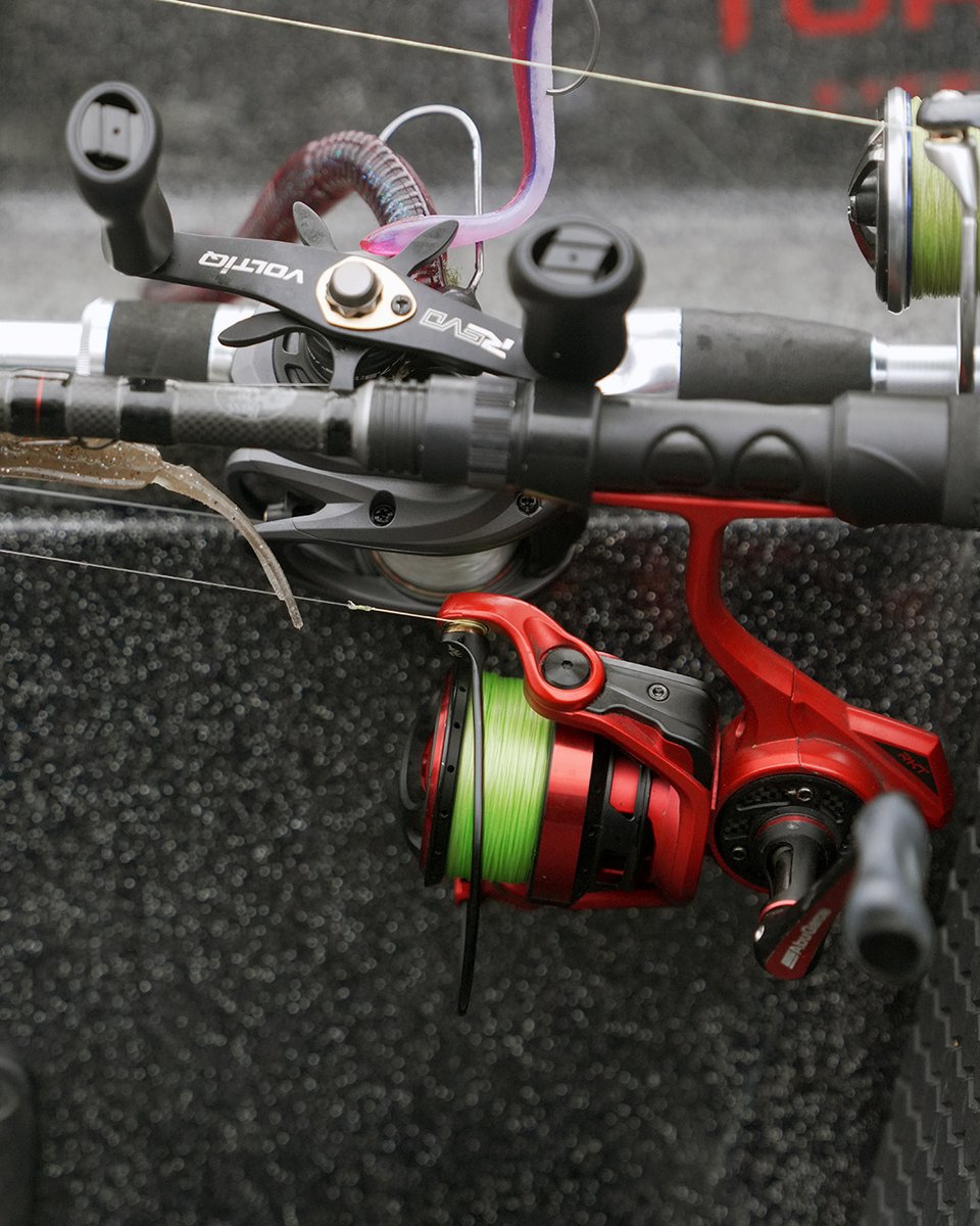 CollegiateBass's tweet photo. The tools of the trade.
#AbuGarcia #FishToWin #Revo #WeAreCollegiateBass https://t.co/QR2z9dJSeG