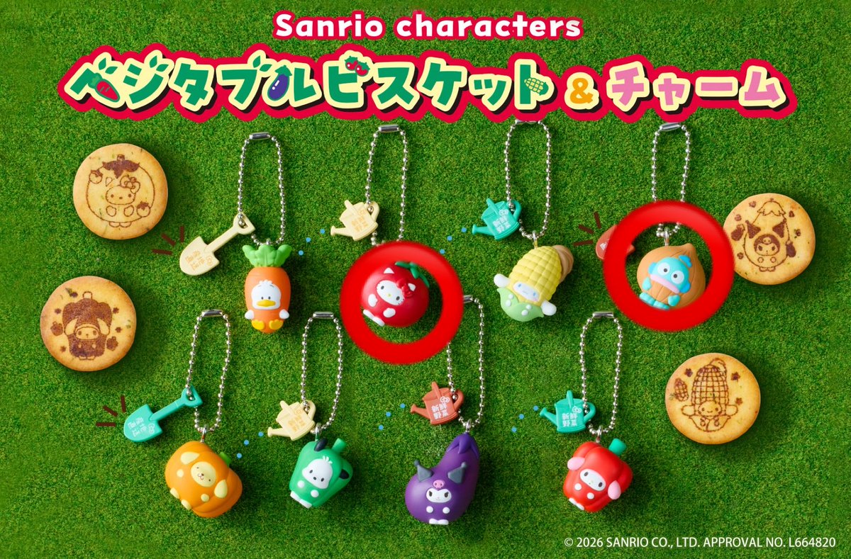 Kitter_now's tweet photo. サンリオ サンリオキャラクターズ ベジタブルビスケット＆チャーム 交換 

譲　キティ　ハンギョドン

求　あひるのペックル

郵送希望です
お気軽にリプお願い致します🙇 https://t.co/EihLb7ZQZp