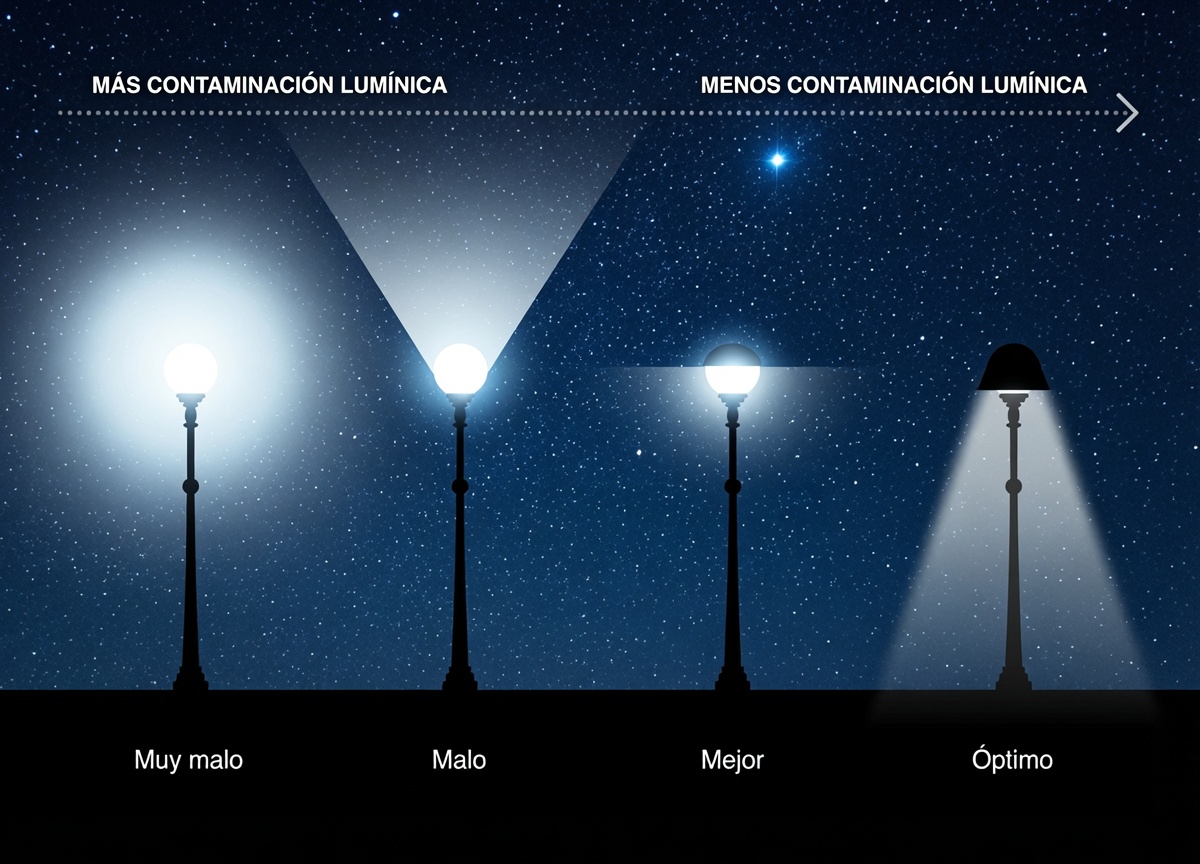 chachogadea's tweet photo. Los postes de los #SenderosSeguros generan una mayor contaminación lumínica. https://t.co/1Kt6qEh52d