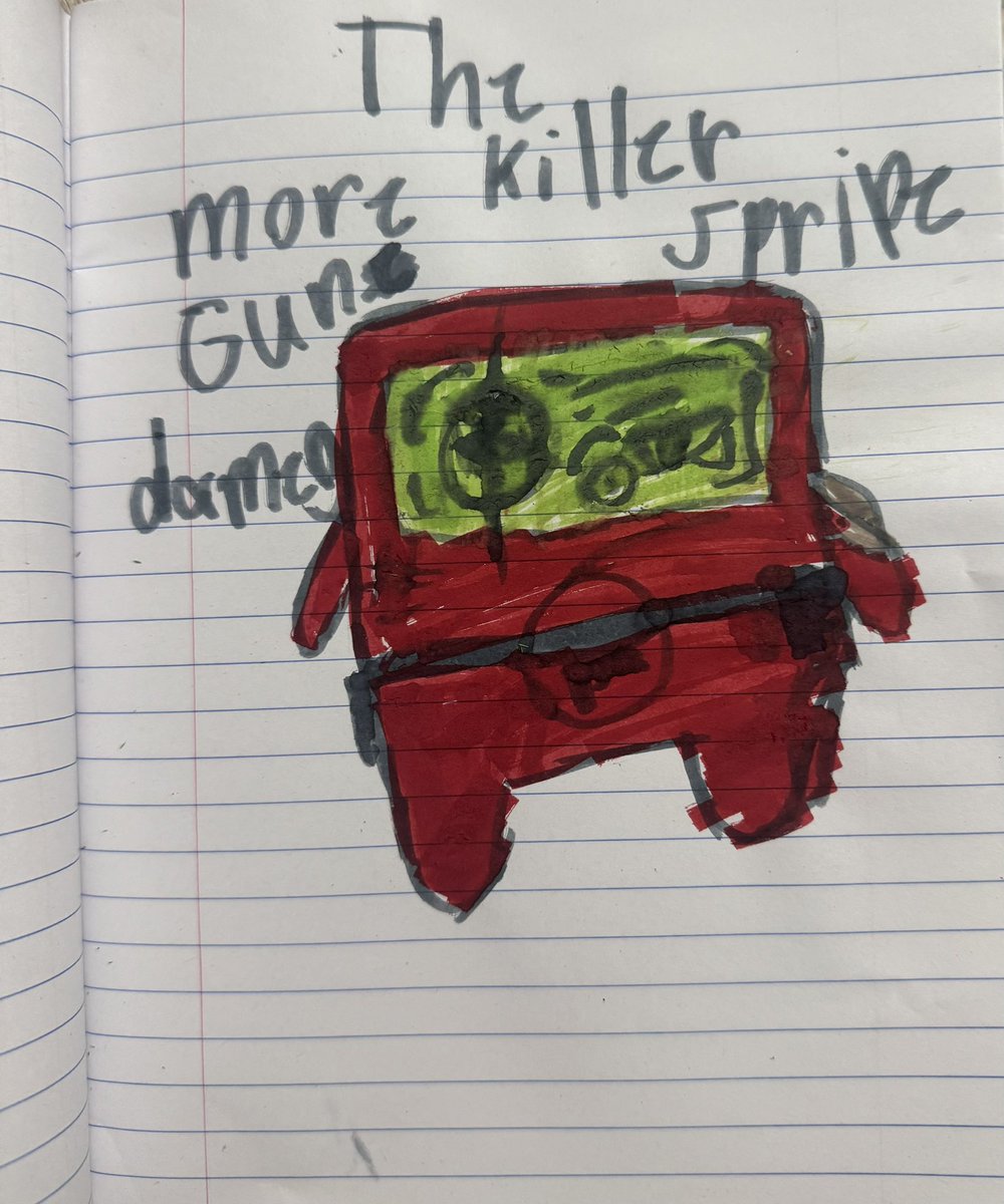 laina_duh's tweet photo. @Fortnite “The Killer Sprite” created by my 8yr old son. Increased damage when using pistols (or specific guns). #DesignASprite https://t.co/VJpT3UXVPg