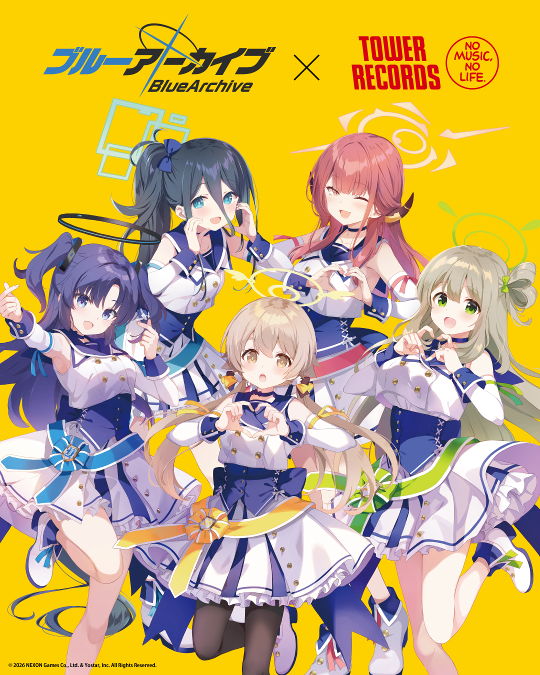 ブルアカ ×タワレココラボ　まとめ売り タワーレコード アニメ on X: 