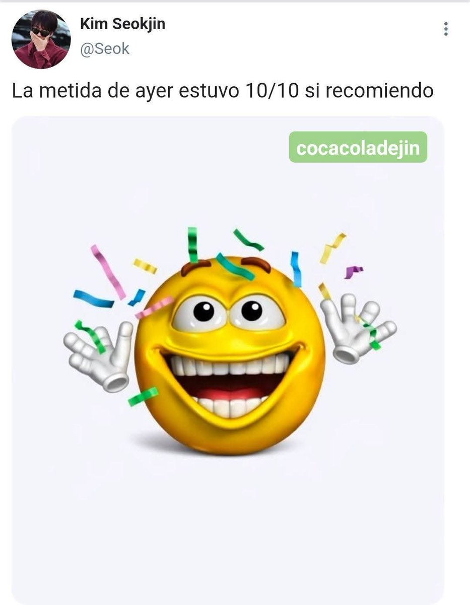 cocacoladejin's tweet photo. Que metida la de ayer México 2-0 Ecuador

#kookjin única parte https://t.co/j3G9TmOorf