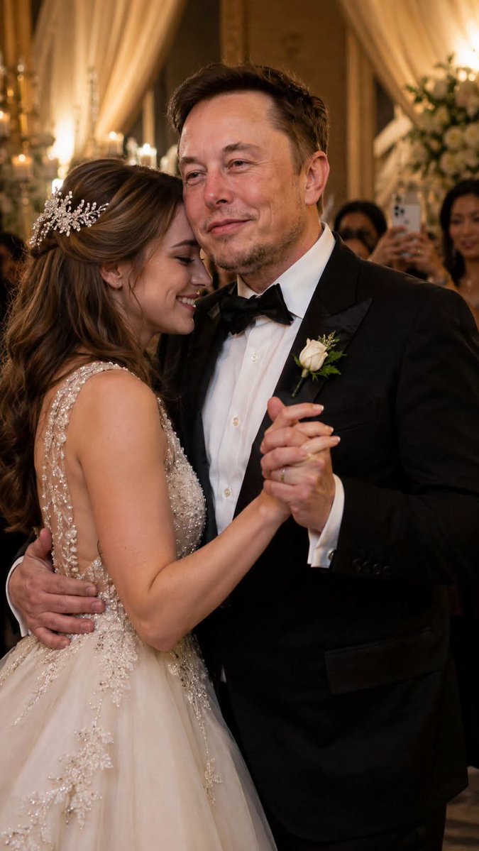 Poll_Republic's tweet photo. Be honest 👇 

💍❤️ Elon Musk sharing his first dance with his wife...

Would you support this new chapter? 👀

🅰️ ❤️ Absolutely!
🅱️ 👍 Wishing them happiness
🅲️ 🚀 Stay focused on the mission
🅳️ 🤔 Not sure yet https://t.co/FZ9QpPfc2P