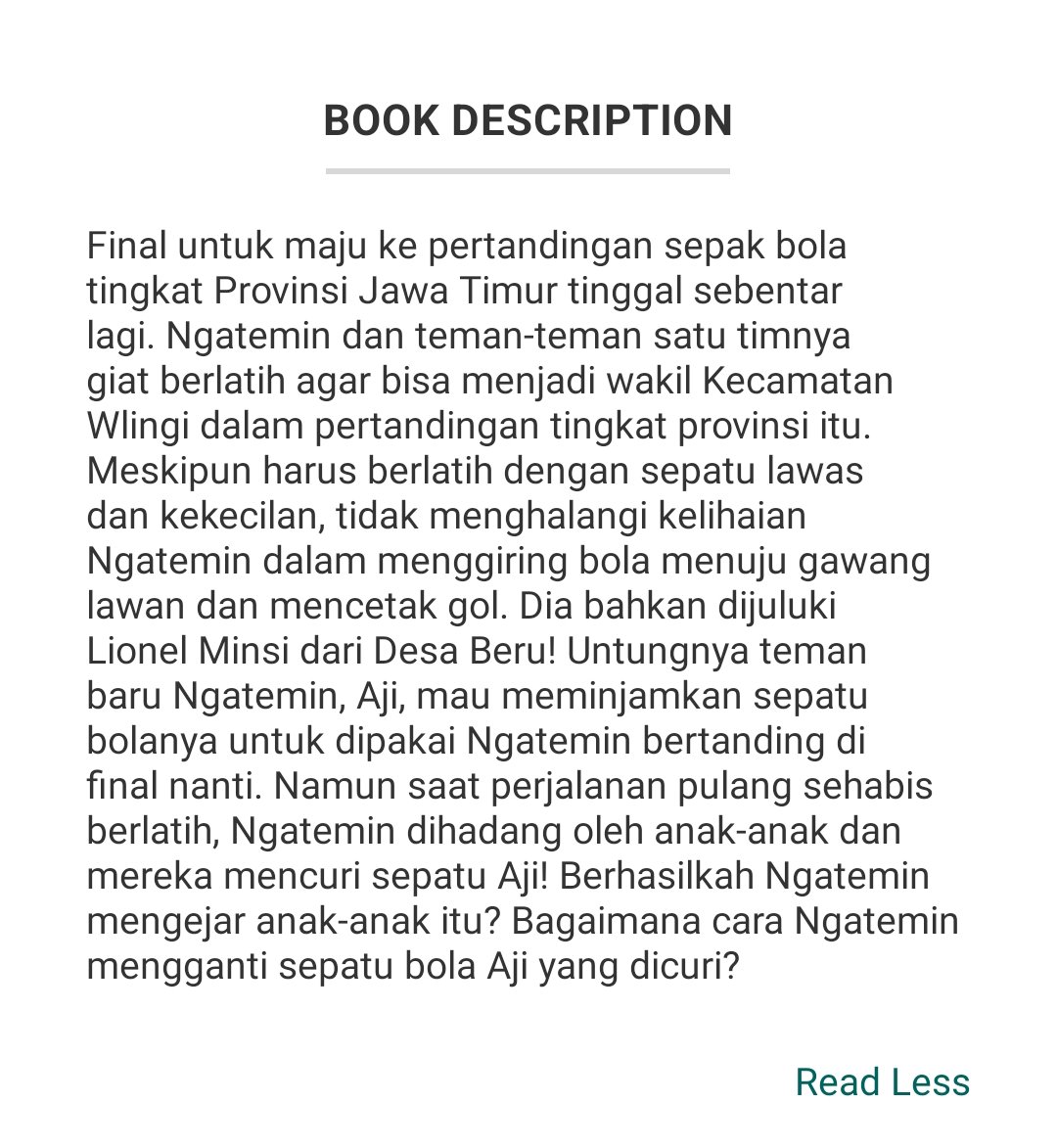 sandcottage's tweet photo. ⋅˚₊‧ 𐙚 currently reading

𐙚 Sepatu Bola Ngatemin
𐙚 Djokolelono
𐙚 176 pages
𐙚 memulai baca 2 Juli 2026 

#sandcottageread https://t.co/rkRDQAD1Sr