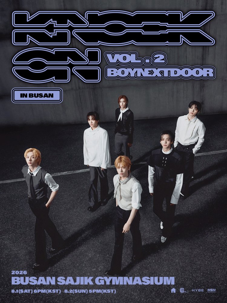 💺在庫チケット情報💺 BOYNEXTDOOR TOUR 「KNOCK ON Vol.2」 IN BUSAN