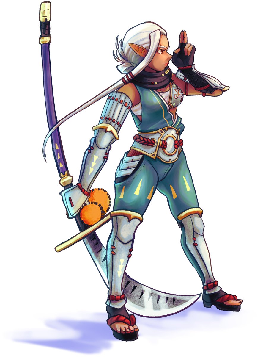 blupee_blupee's tweet photo. I'm still really proud of this art I did of Hyrule Warrior Impa for @SlLENTPRINCESS 's server's 40th anniversary project. I feel like I can actually post these now individually lol https://t.co/3v3bocfyw1