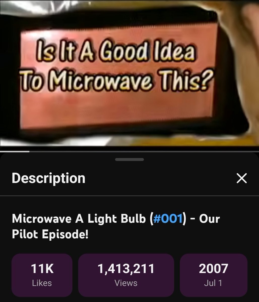 JonPaula's tweet photo. Happy 19th to the video that started it all... 🎉🎂

The first episode of "Is It A Good Idea To Microwave This?" uploaded #OnThisDay in 2007.

#MicrowaveThis https://t.co/NSgwk3Jug5