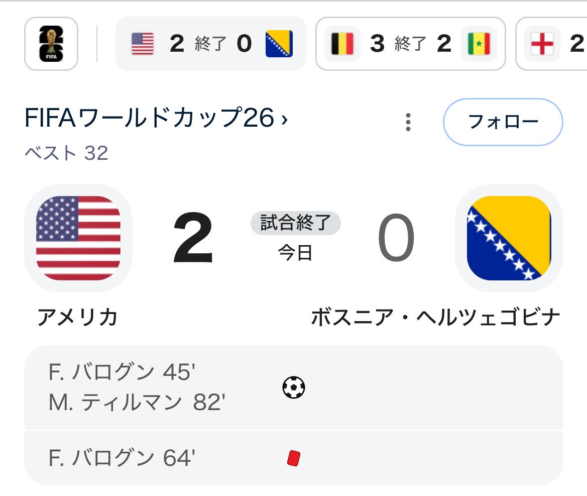 tuuu28283's tweet photo. アメリカの兄弟達

サッカー⚽️勝ったんだ！
おめでとう㊗️

日本の分も頑張って！！😎 https://t.co/lxnH0z05qH