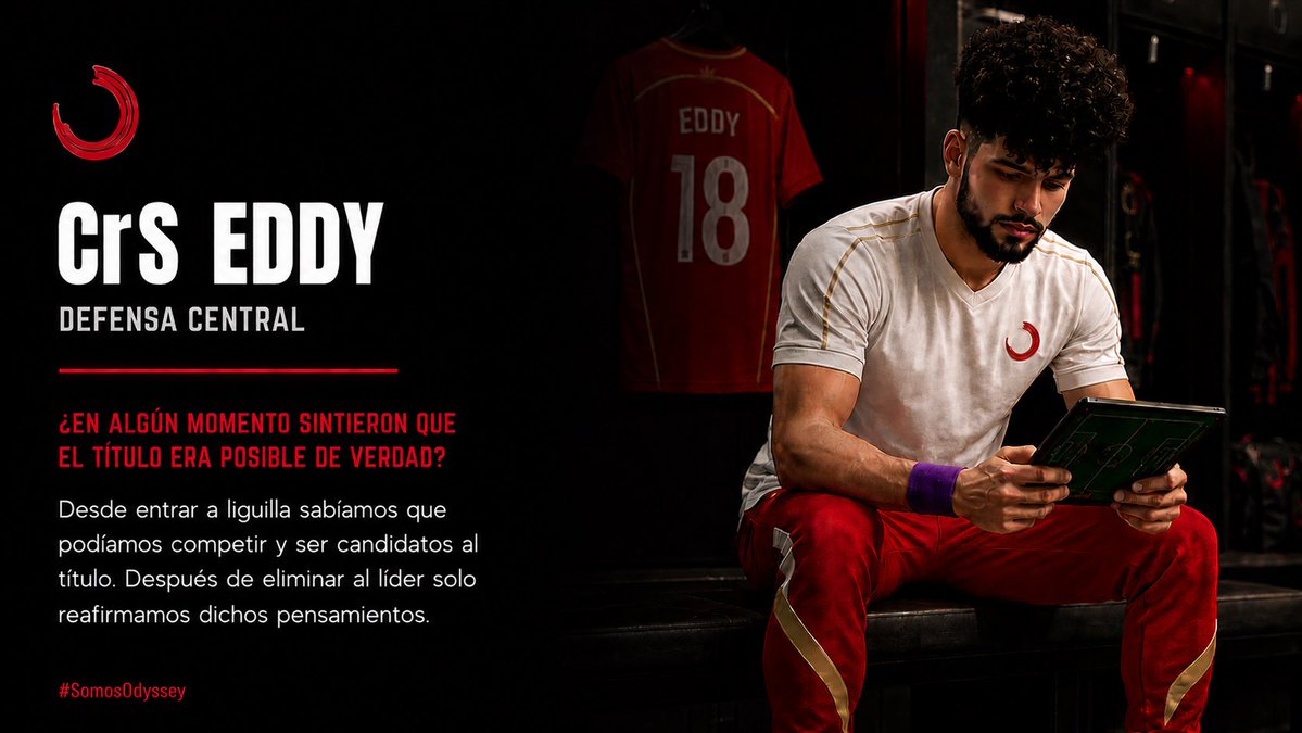 OdyTeam's tweet photo. Nuestra tercer entrevista es sobre el perfeccionista del plantel, aún así ya es campeón y sigue pensando en que pudo haber hecho mejor (o regañar mejor); él defiende con cabeza fría y exige más de sí que cualquier otro 1/2. 

Conozcan a Eddy @EddyR_18 https://t.co/IuYqgJsZoN