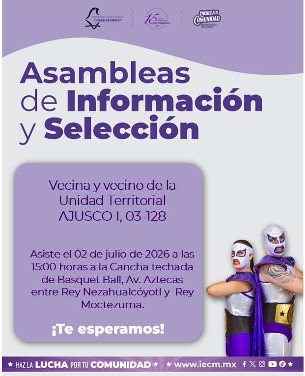 Distrito26_IECM's tweet photo. Se celebrarán las Asambleas de Información y Selección para dar a conocer los proyectos ganadores del Presupuesto Participativo 2026 y 2027 y se conformarán los Comités de Ejecución y Vigilancia para ambos ejercicios fiscales.  

Consulta: https://t.co/eEwj22jWXt https://t.co/H67GQNnVRC