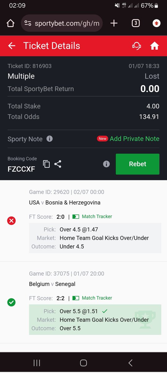 BenjaminAdoma10's tweet photo. @SportyBet So you've started cheating your customers. Shame on you guys. This will be my last time visiting your website. https://t.co/1dH8iuDE31