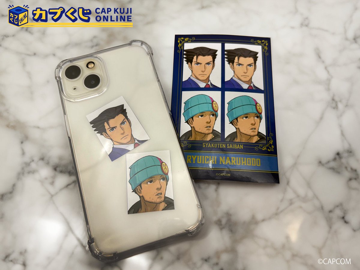 Capcom_capkuji's tweet photo. メモリーオブ弁護士 オンラインくじ
･･━━･･━━･･━━･･━━･･ ･･

【E賞：証明写真風ステッカー】
　
　自由に切り取って使える仕様なので、
　好きな所に貼って、挟んで、愛でてください🫶

ご購入はコチラ
👉https://t.co/G6sXfjBx9r

＃カプくじ ＃逆転裁判 https://t.co/9yfraT3LGk