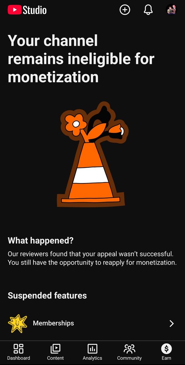 Brain_dude777's tweet photo. My Channel inauthentic suspension is still not resolved.

My channel link:https://t.co/JOcME8BuD6

I already shared everything with your support team through mail but no response.

Please @TeamYouTube give me one chance and review my channel.

Thank you. https://t.co/0M2uphbRkz