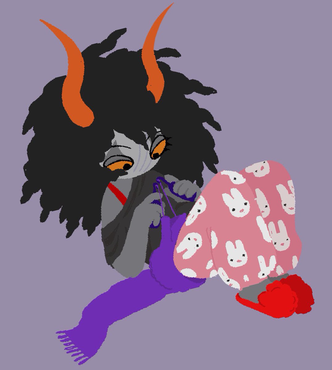 girlgamzee's tweet photo. welcome to her textile dimension #gamzeemakara #homestuck https://t.co/ltnHb9btRm