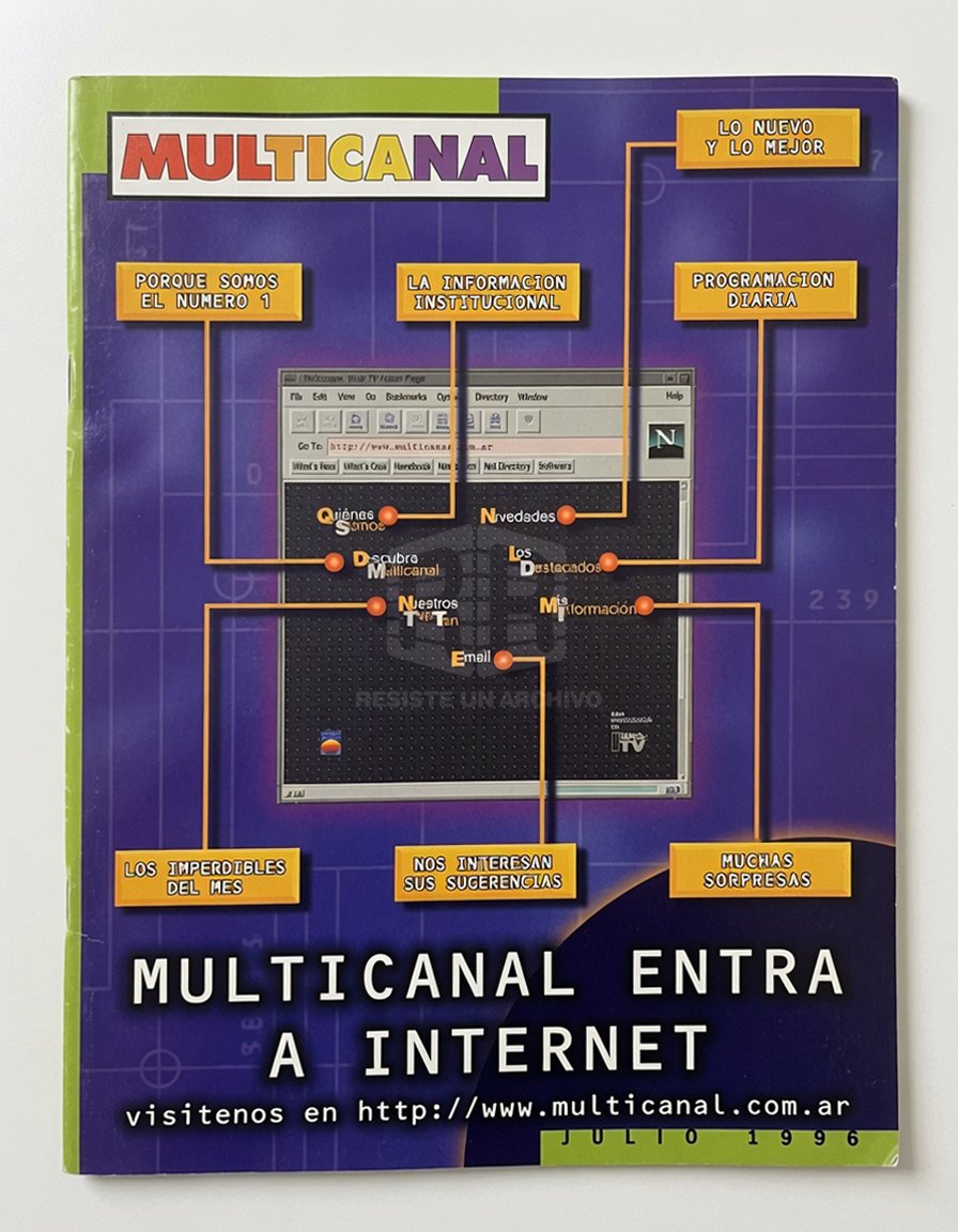 resistearchivo's tweet photo. Multicanal estrena su página web.
#Julio1996 #Hace30años https://t.co/L1N8I4UjKZ