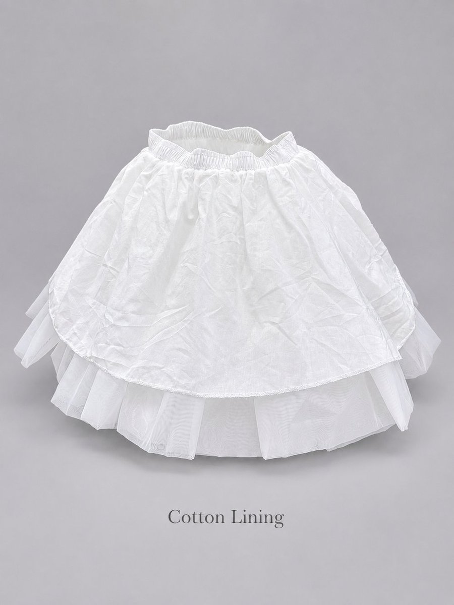 42lolita_'s tweet photo. 15" (38cm) Sugar Puff Petticoat ☁️Noloria New Drop

Every beautiful Lolita coord starts with the right petticoat.
✦ Plus-size fit: 27.6"–39.4" (70–100 cm)

Purchase link: https://t.co/n39mdgY2Cw

#LolitaFashion #Petticoat https://t.co/Z0AkZMMbjv